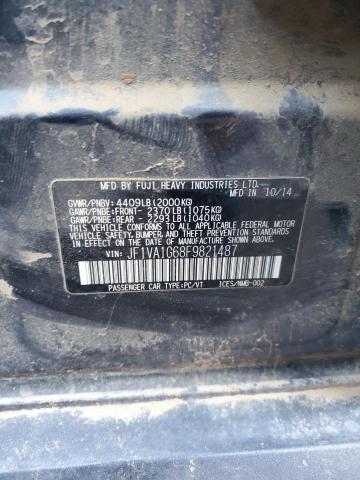 2015 SUBARU WRX LIMITE JF1VA1G68F9821487