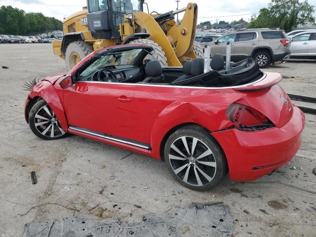 VOLKSWAGEN BEETLE TUR 2014 red converti gas 3VW7S7AT4EM804376 photo #3