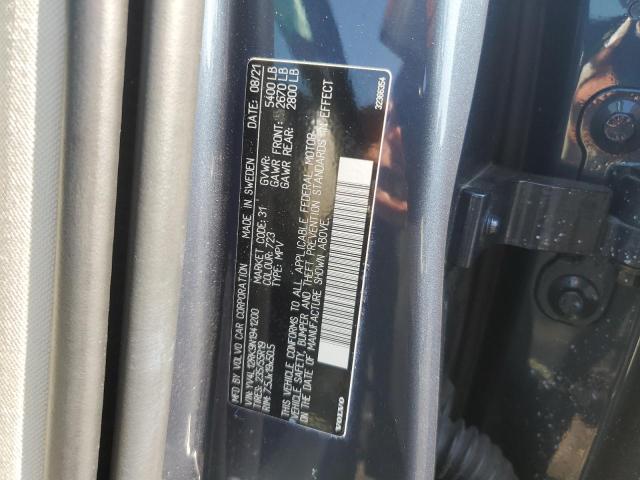2022 VOLVO XC60 B5 MO YV4L12RK9N1941200