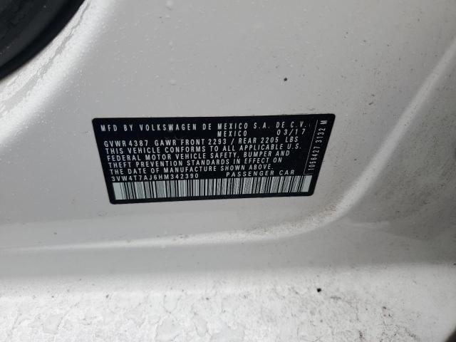 2017 VOLKSWAGEN JETTA GLI - 3VW4T7AJ6HM342390