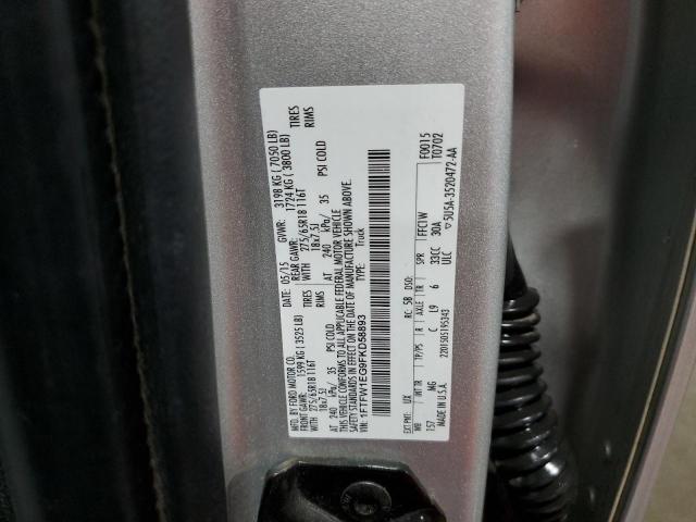 2015 FORD F150 SUPER - 1FTFW1EG9FKD58893