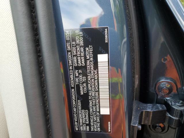 2025 VOLVO XC60 PLUS YV4M12RC0S1053511