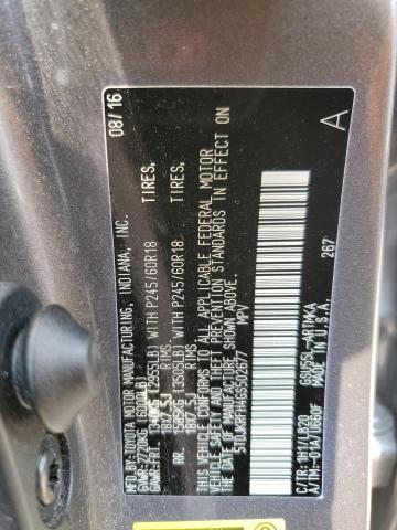 2016 TOYOTA HIGHLANDER - 5TDJKRFH4GS502677