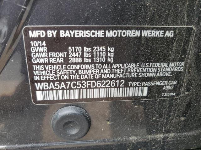 2015 BMW 528 XI WBA5A7C53FD622612