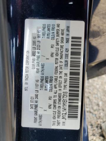 2021 MAZDA 6 GRAND TO JM1GL1WY1M1617318