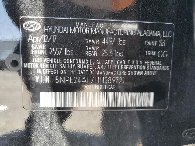 2017 HYUNDAI SONATA SE - 5NPE24AF7HH589721
