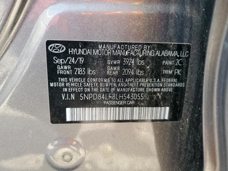 2020 HYUNDAI ELANTRA SE - 5NPD84LF8LH543055