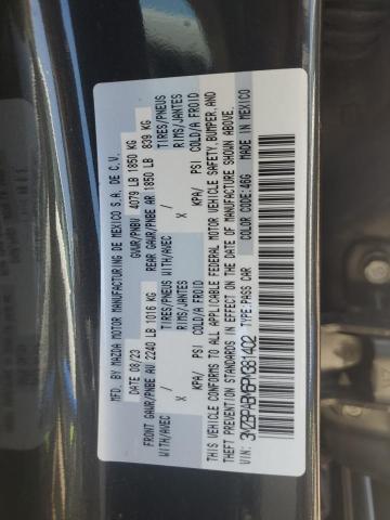 2023 MAZDA 3 SELECT 3MZBPABM6PM381402