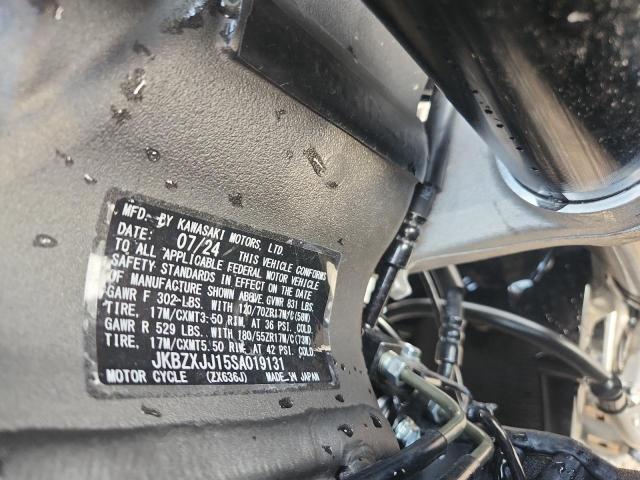 2025 KAWASAKI ZX636 K JKBZXJJ15SA019131