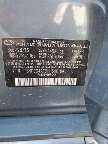 2017 HYUNDAI SONATA SPO - 5NPE34AF3HH506184
