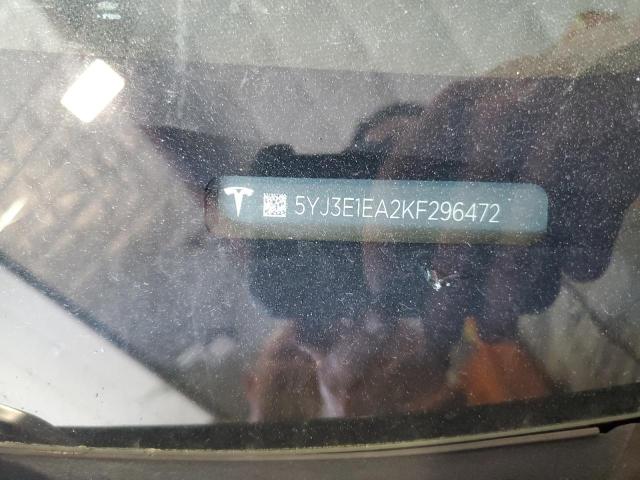 2019 TESLA MODEL 3 5YJ3E1EA2KF296472