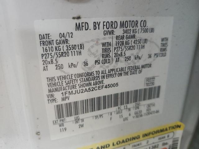 2012 FORD EXPEDITION - 1FMJU2A52CEF45005