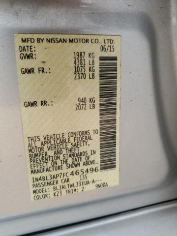 2015 NISSAN ALTIMA 3.5 - 1N4BL3AP7FC465496