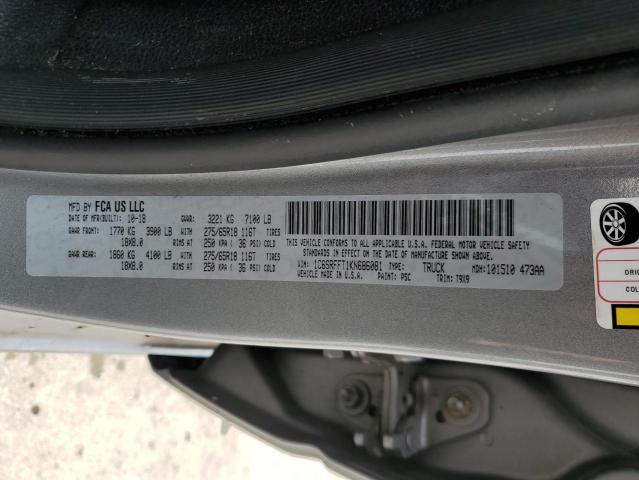2019 RAM 1500 BIG H - 1C6SRFFT1KN686081