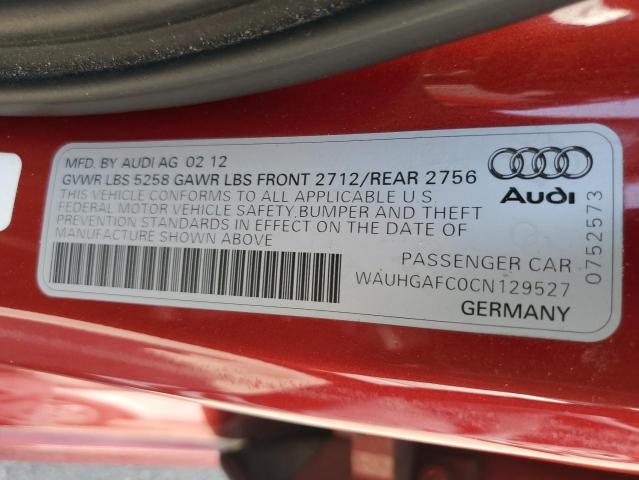wauhgafc0cn129527 - 2012 Audi a6 prestige - #61984595