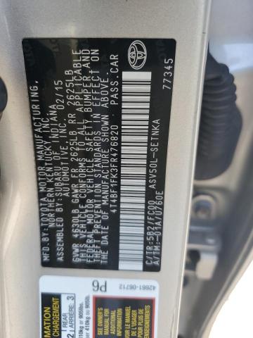2015 TOYOTA CAMRY LE - 4T4BF1FK3FR476820