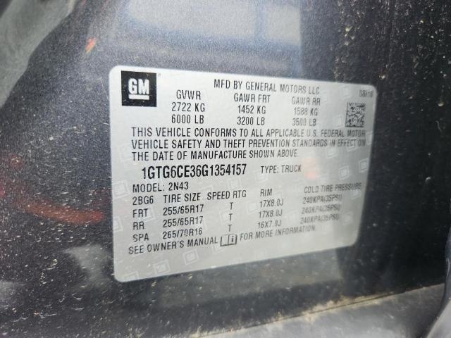 2016 GMC CANYON SLE - 1GTG6CE36G1354157