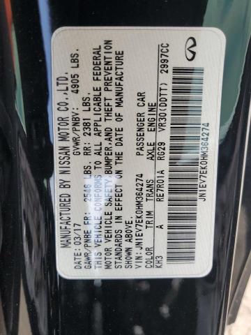 2017 INFINITI Q60 PREMIU JN1EV7EK0HM364274