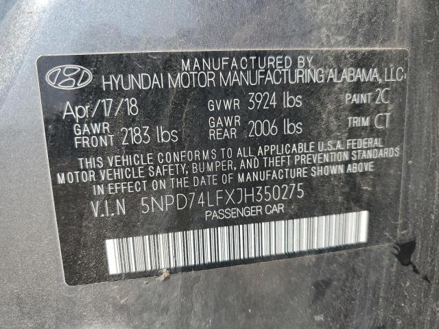 2018 HYUNDAI ELANTRA SE - 5NPD74LFXJH350275