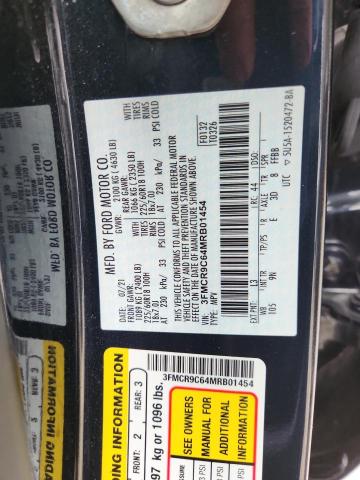 2021 FORD BRONCO SPO - 3FMCR9C64MRB01454