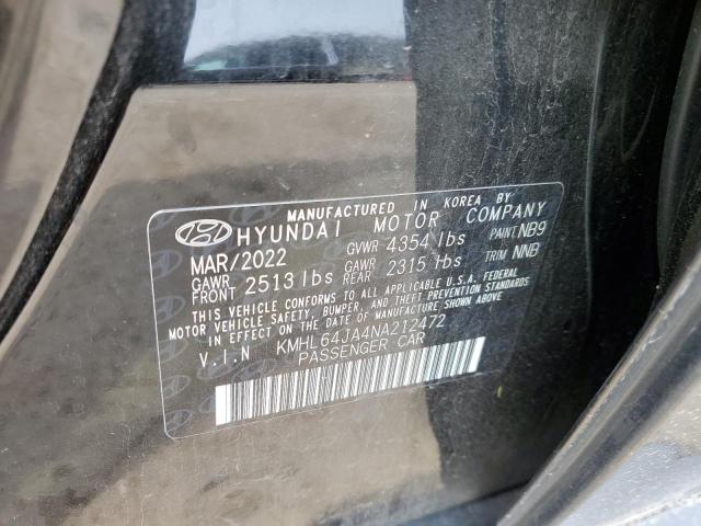 2022 HYUNDAI SONATA SEL - KMHL64JA4NA212472