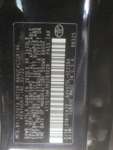 2023 TOYOTA CAMRY SE N 4T1G11AK1PU781028