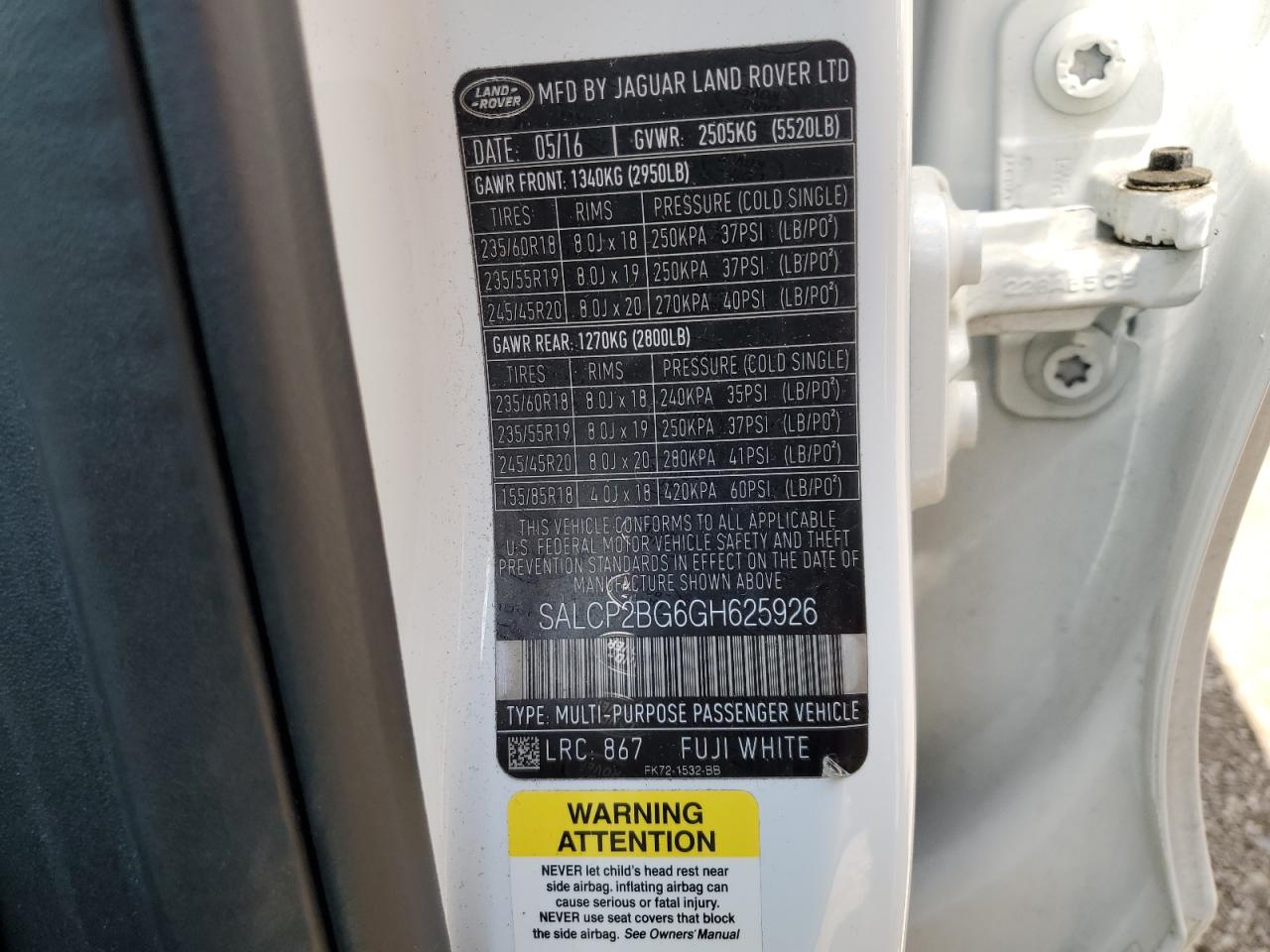 LAND ROVER DISCOVERY SE