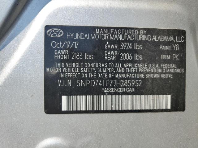2018 HYUNDAI ELANTRA SE - 5NPD74LF7JH285952