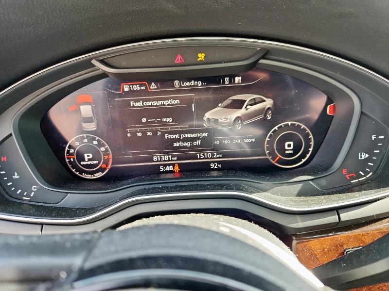 2017 AUDI A4 PREMIUM WAUENAF45HN025835