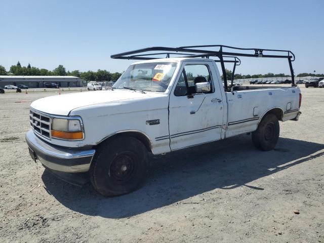 FORD F250 1993 white  gas 2FTEF25Y0PCB09057 photo #1