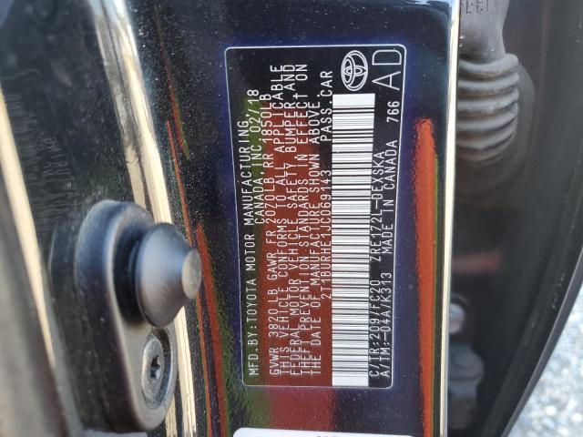 2018 TOYOTA COROLLA L - 2T1BURHE1JC069143