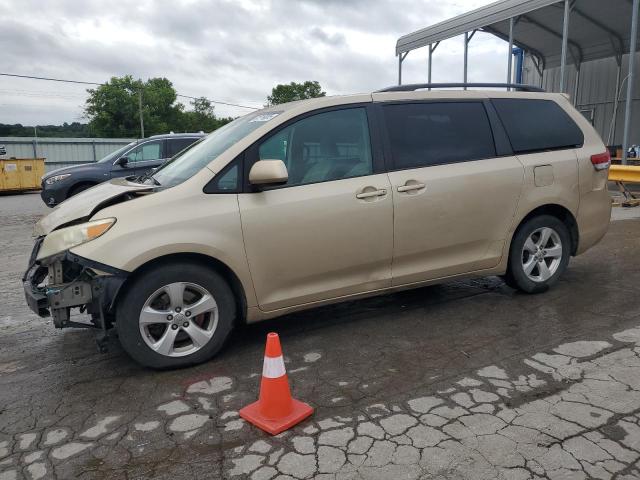 TOYOTA SIENNA LE 2011 gold  gas 5TDKK3DC0BS166690 photo #1