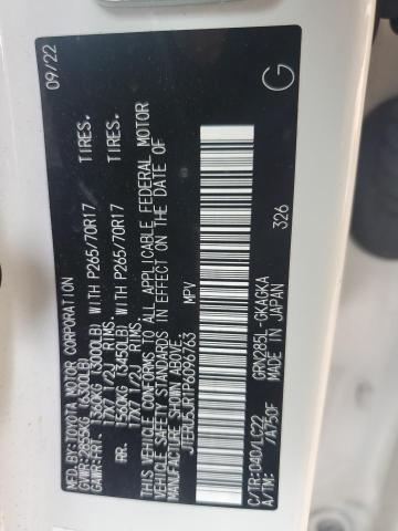 2023 TOYOTA 4RUNNER SE JTERU5JR1P6096763