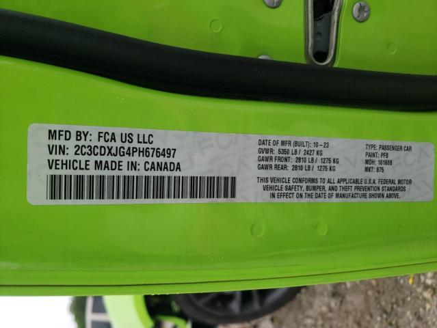 2023 DODGE CHARGER SX - 2C3CDXJG4PH676497