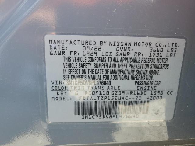 2023 NISSAN KICKS SR 3N1CP5DV8PL476640