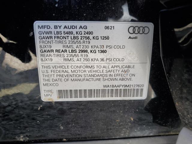 2021 AUDI Q5 PREMIUM - WA1BAAFY9M2127620
