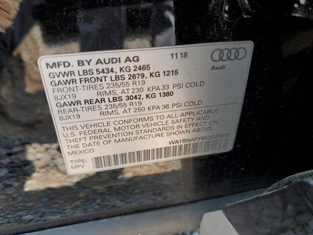 2019 AUDI Q5 PREMIUM - WA1BNAFY8K2023458