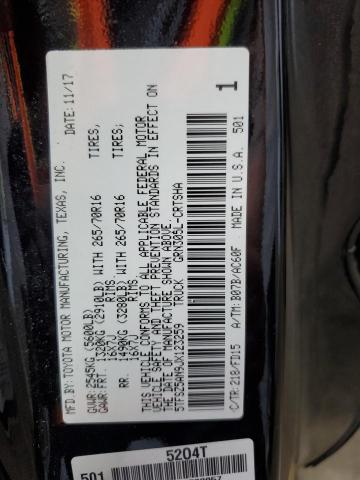 2018 TOYOTA TACOMA ACC 5TFSZ5AN9JX123259