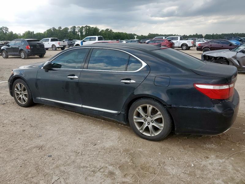LEXUS LS 460L 2008 black  gas JTHGL46F085028208 photo #3