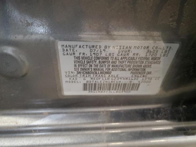 2020 NISSAN VERSA S - 3N1CN8DV3LL803902