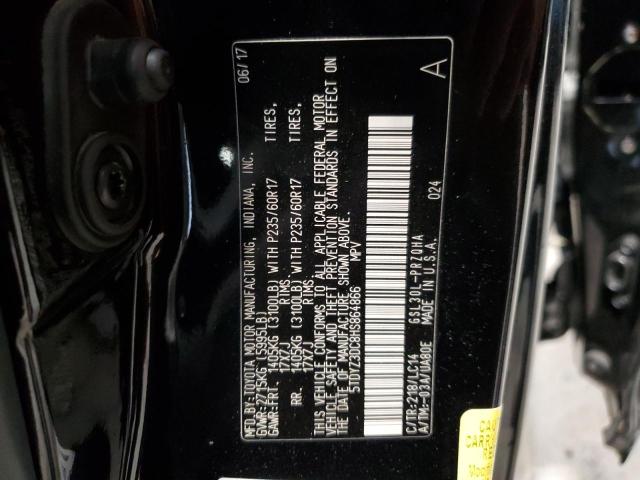 2017 TOYOTA SIENNA XLE 5TDYZ3DC8HS864866