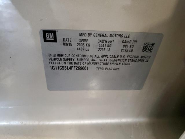 2015 CHEVROLET MALIBU 1LT 1G11C5SL4FF269861