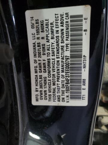 2014 HONDA CIVIC - 19XFB4F37EE000797