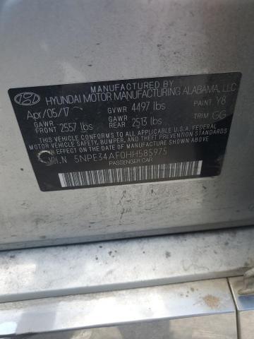 2017 HYUNDAI SONATA SPORT 5NPE34AF0HH585975
