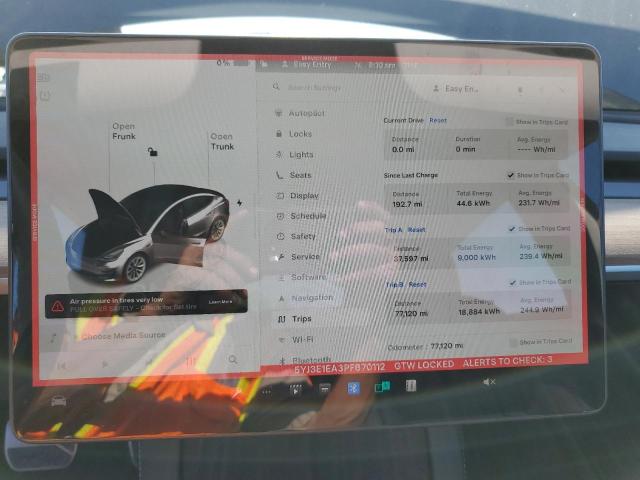 2023 TESLA MODEL 3 5YJ3E1EA3PF670112