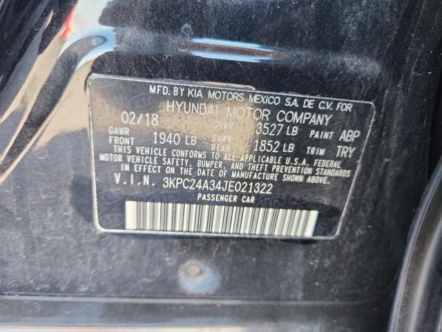 3kpc24a34je021322 - 2018 Hyundai accent se - #62705515