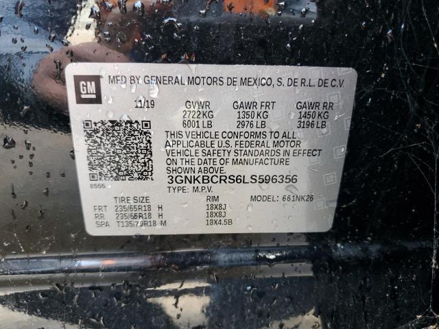 2020 CHEVROLET BLAZER 2LT - 3GNKBCRS6LS596356