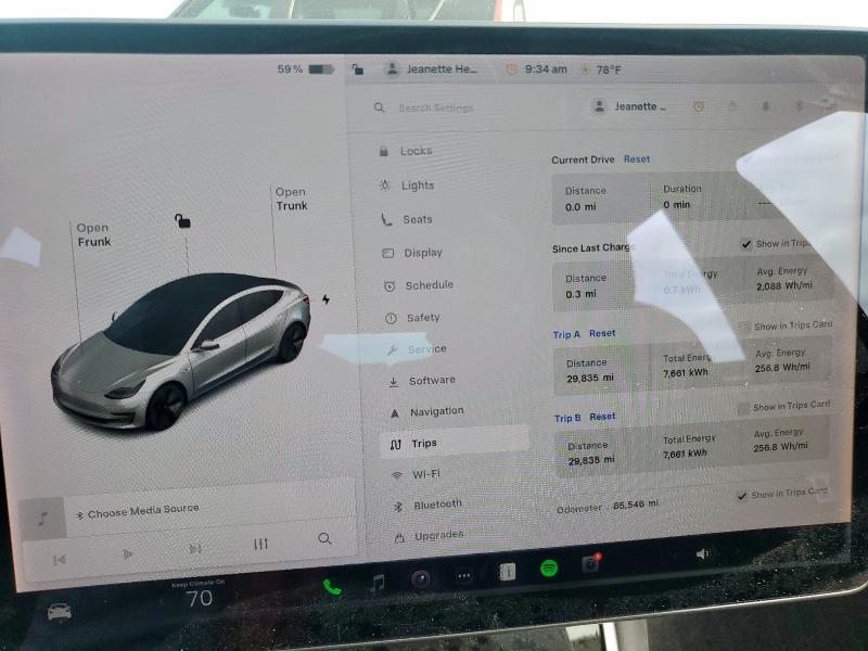 2018 TESLA MODEL 3 - 5YJ3E1EB8JF065180