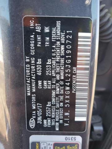 2018 KIA OPTIMA SX 5XXGW4L25JG190721