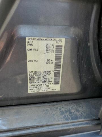 2017 NISSAN ALTIMA 2.5 - 1N4AL3AP5HC211557